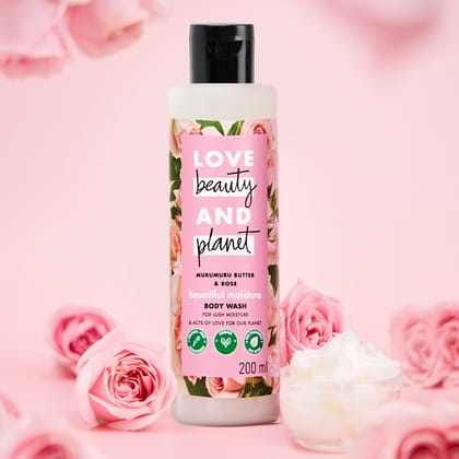 Murumuru Butter & Rose Body Wash-200 ml