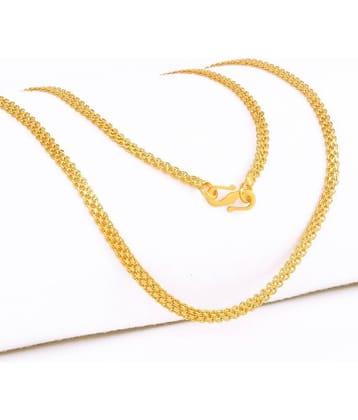 FASHION FRILL Gold Plated Brass Chain ( Pack of 1 )
