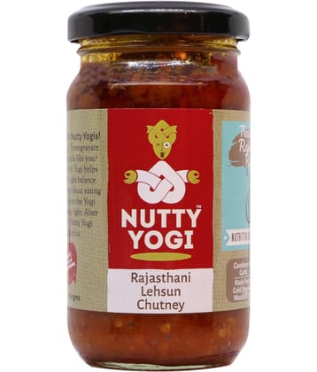 Nutty Yogi Rajasthani Lehsun Chutney 200 g