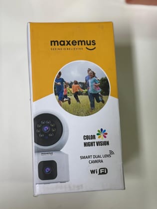 Maxemus MX-VW02 2MP+2MP Wifi Colour CCTV Camera- White