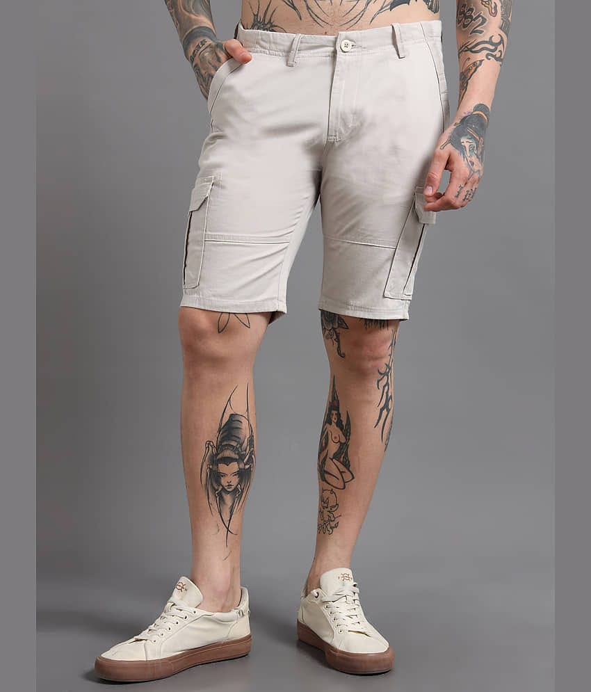 Paul Street Olive Cotton Men's Cargos ( Pack of 1 )
