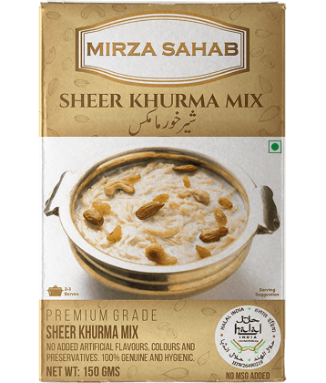 Mirza Sahab Sheer Khurma Instant Mix 150 gm Pack of 4