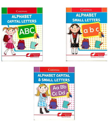 Cardinal Alphabet Letter Writing Book (Set of 3)