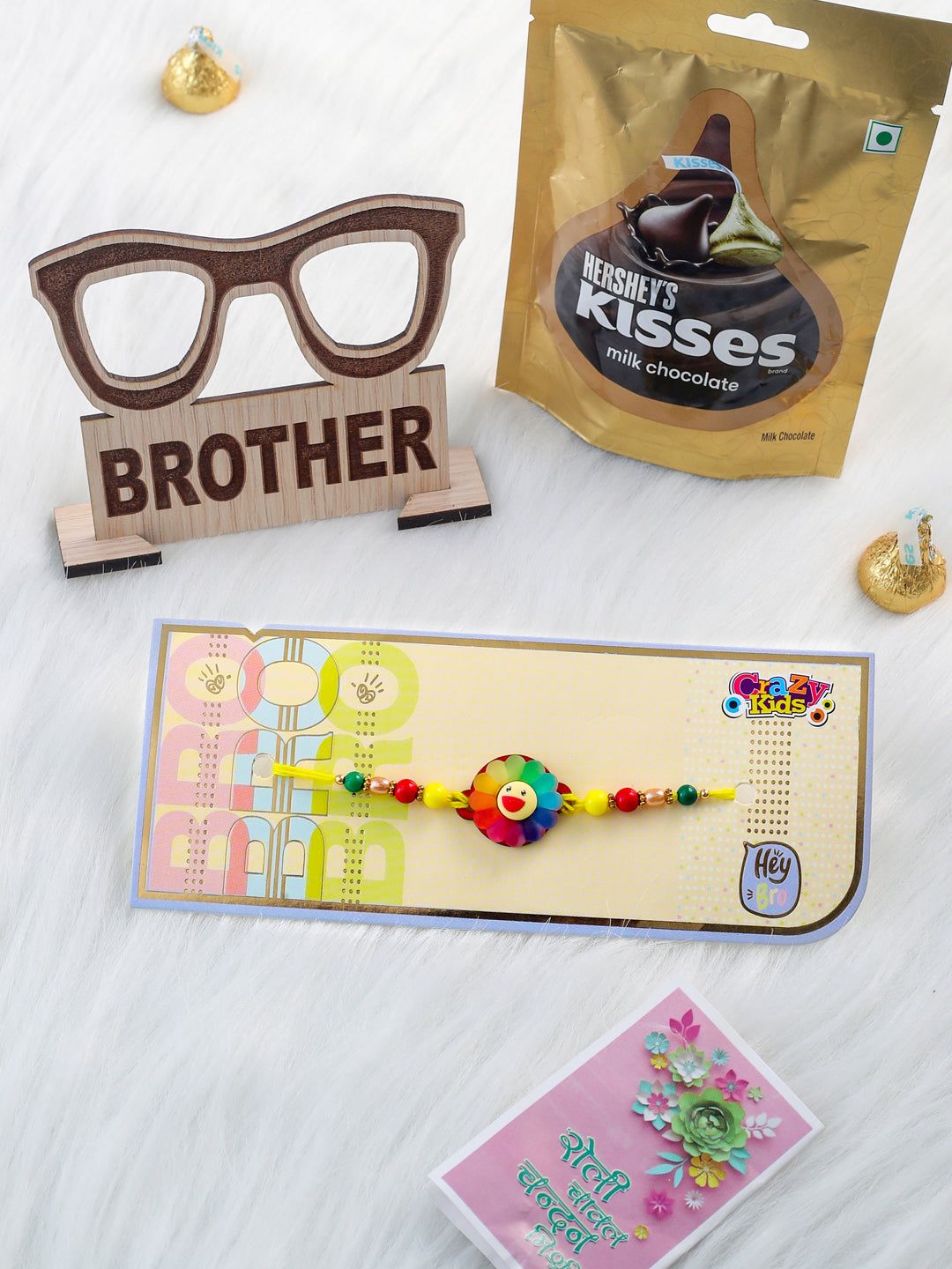 NVR Kids Multicolor Artificial Beads Rakhi, Combo for Rakshabandhan-One Size / Multicolor