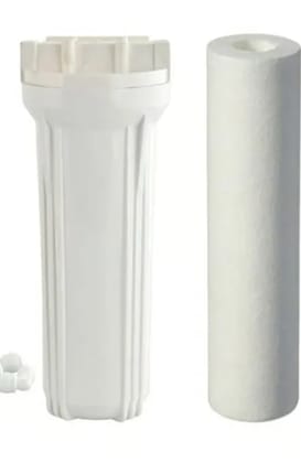 Ro Water Filter 10" Pre Filter/outer Filter Housing Bowl Solid Filter Cartridge & 1 Spun Filter Solid Filter Cartridge (pack of 2) Ro Water Filter 10" Pre Filter/outer Filter Housing Bowl Solid Filter Cartridge & 1 Spun Filter Solid Filter Cartridge (pack of 2)