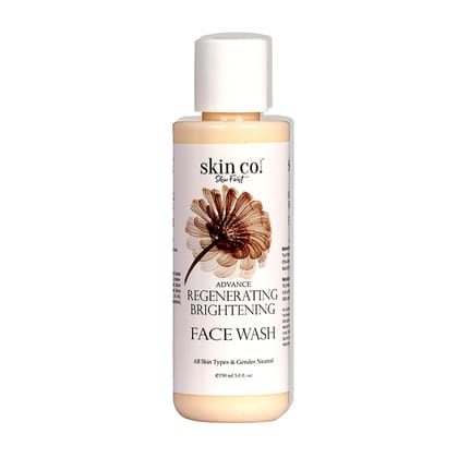 Skin Co Advanced Regenerating & Brightening Face Wash � 150ml | Deep Cleansing, Glowing Skin, Suitable for All Skin Types