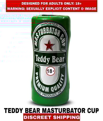 Sexual Wellness  Men's Sex Toys Teddy Bear Pussy Masturbator Cup Fleshlight For Men