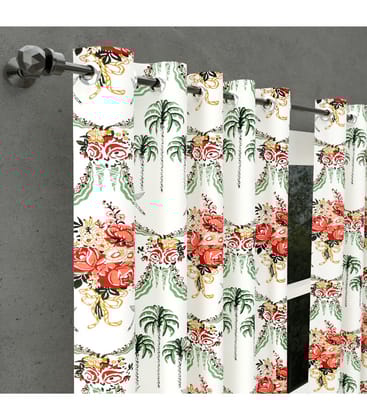 Printroots Heritage Cotton Curtains  Hand Block India-Inspired Design ( 7 Feet )