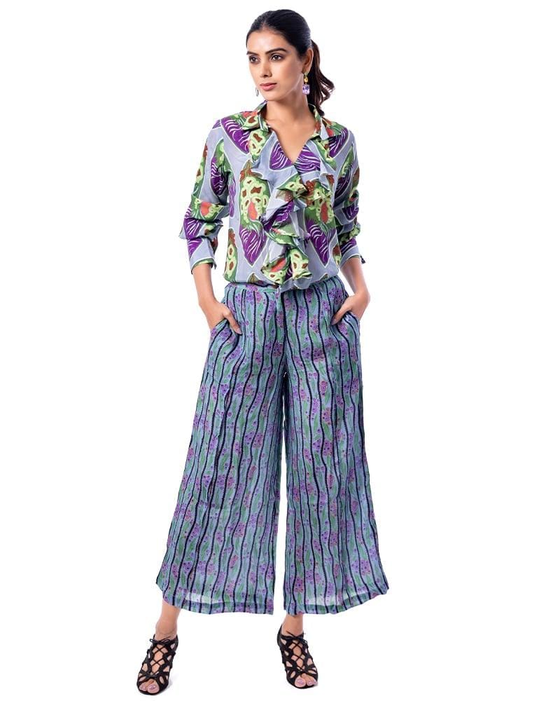 Geometrically Floral Co-Ord Set-XS
