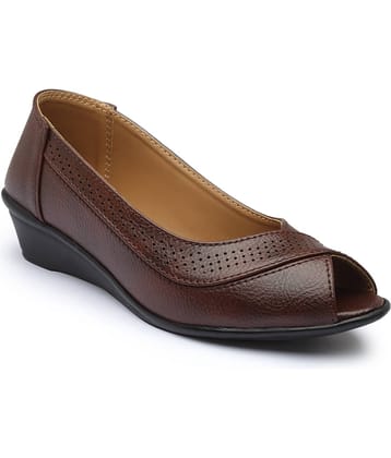 Aroom Brown Women's Casual Ballerinas