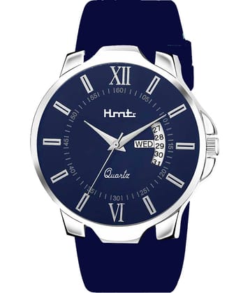 HMTr Blue Silicon Analog Men's Watch