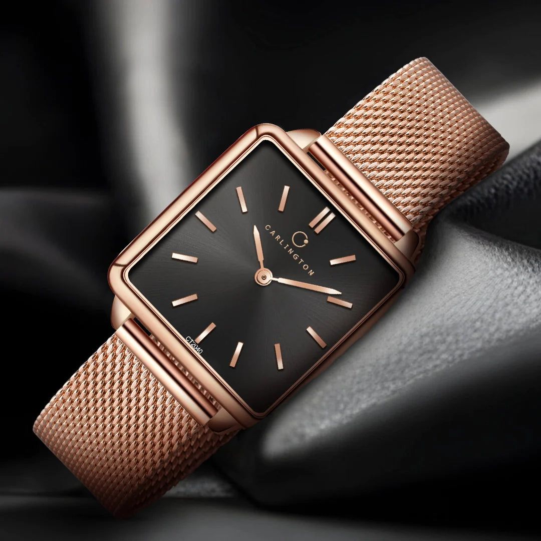 Iconic 2040 Black Analog Womens Watch