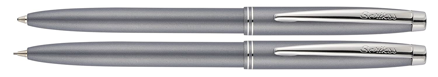 Scrikss | 108 Prestige | Ballpoint Pen + Mechanical Pencil Set | Dark Grey-CT