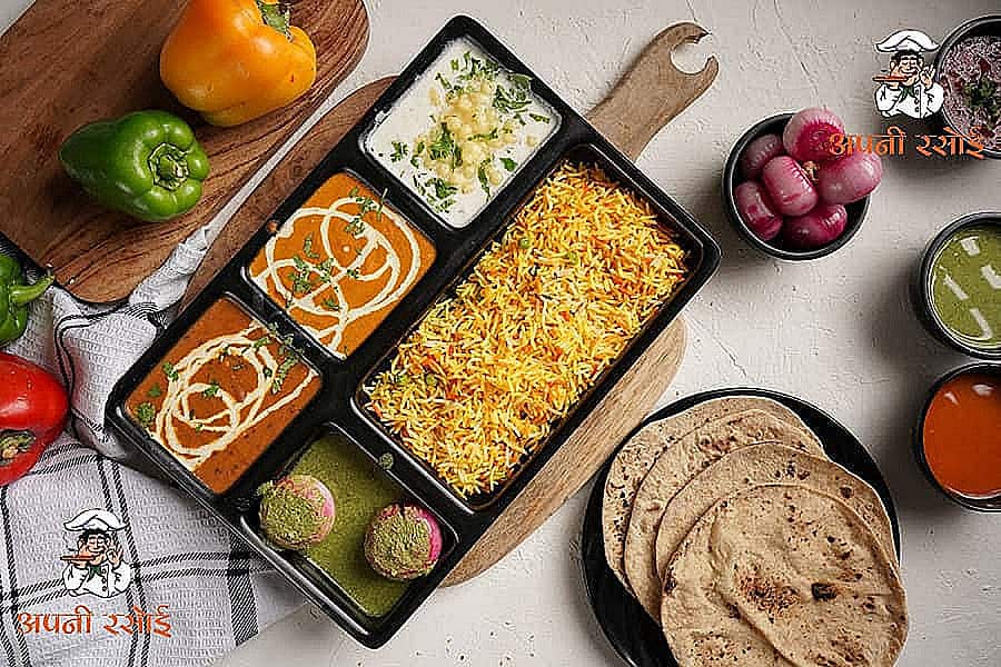 Tawa roti thali