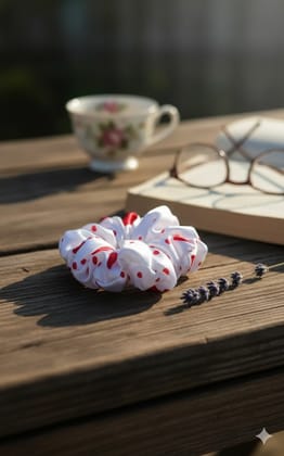 Artful Threads Luxuriously Soft Satin Scrunchies Set of 5  Single pc