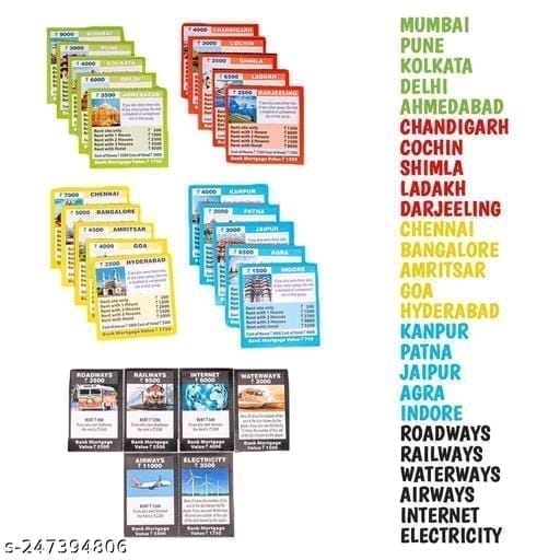 Business Board Game - 5 in 1