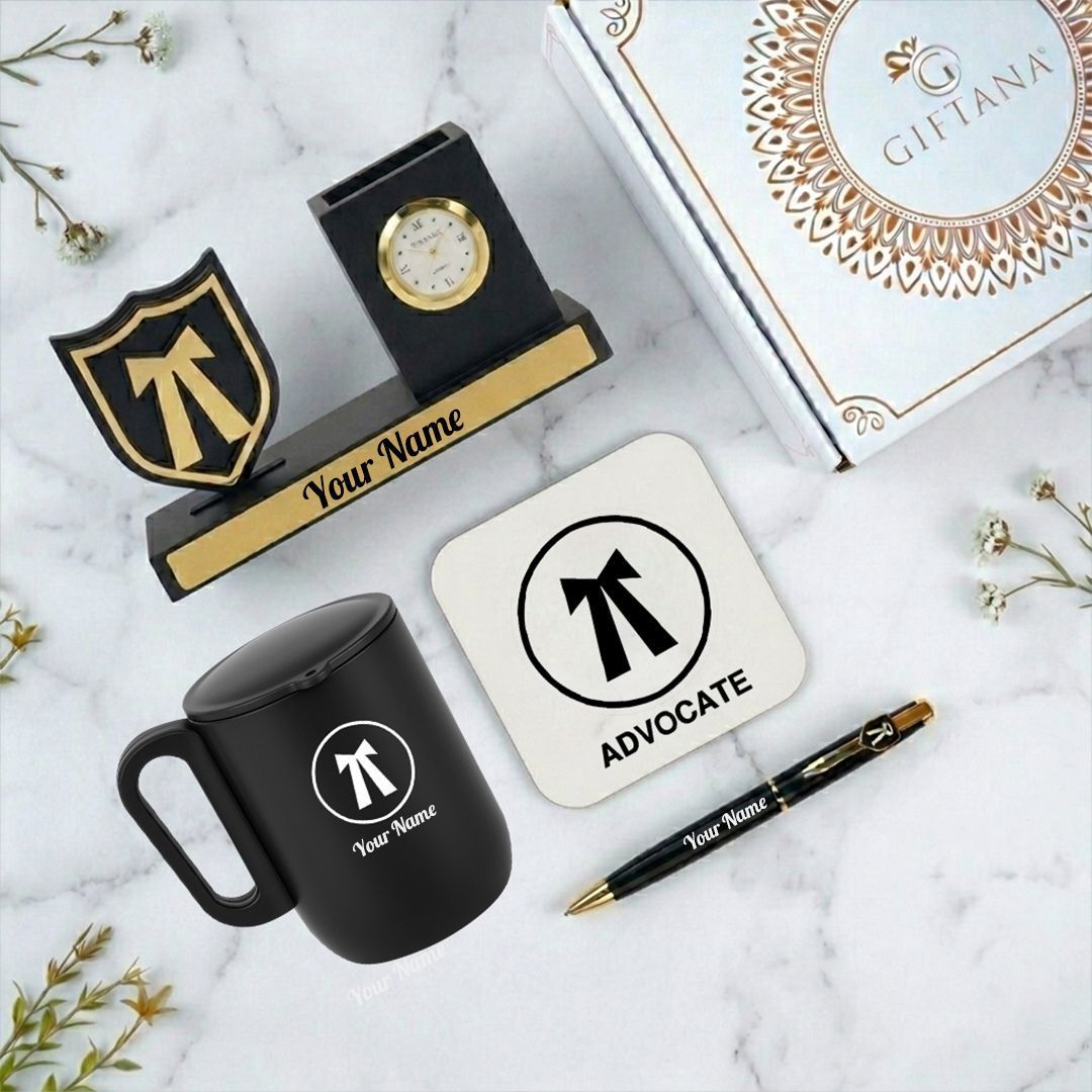 Custom 4-in-1 Advocate Workspace Organizer Gift Set