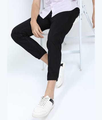 Ketch Regular Flat Men's Joggers - Black ( Pack of 1 )