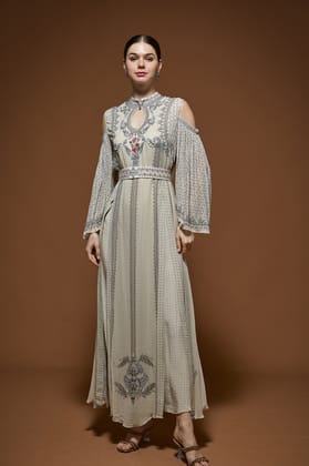 Beige Kaftan-XS