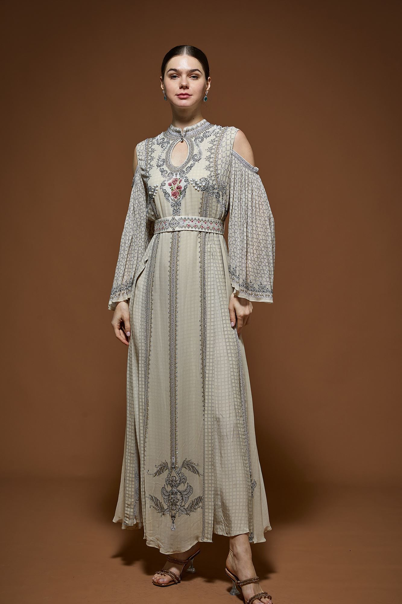 Beige Kaftan-XS