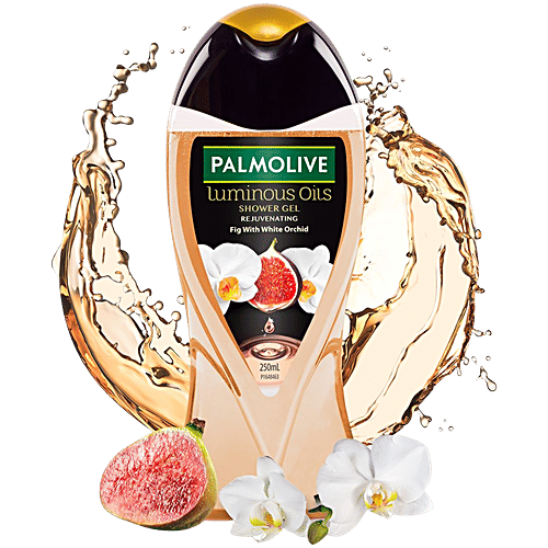 Palmolive Luminous Oils Rejuvenating Shower Gel - Fig Oil With White Orchid, 250 ml