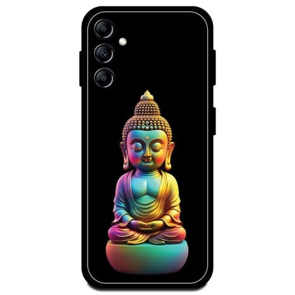 Gautam Buddha - Glossy Metal Silicone Case For Samsung Models-Samsung A14 5G