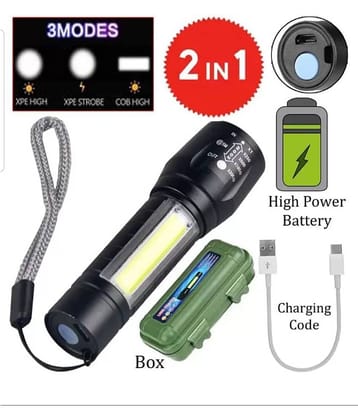 500 Meter 4 Mode rechargeable battery zoomable Waterproof Torchlight LED Full Metal Body 10W Flashlight Torch