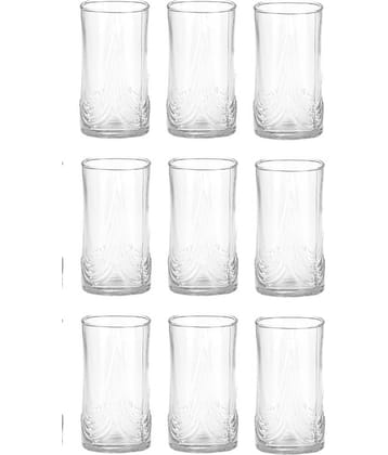 Afast Water/Juice  Glasses Set,  300 ML - (Pack Of 9)