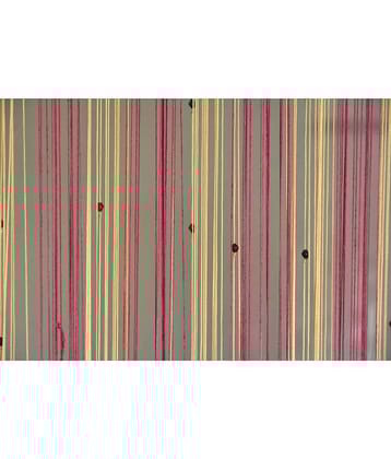 Homefab India Solid Semi-Transparent Rod Pocket Long Door Curtain 9ft (Pack of 1) - Maroon