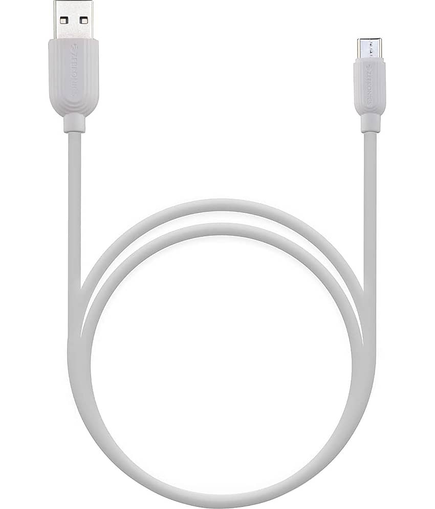 Zebronics - White 3A Type C Cable 1 Meter