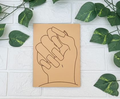 Dbeautify's DIY Traditional Painting – Hand Holding