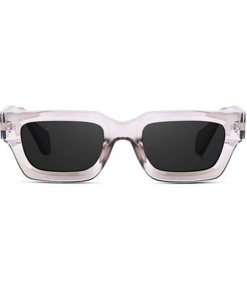 Peter Jones White Rectangular Sunglasses ( Pack of 1 )