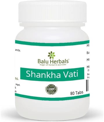 Balu Herbals Shankavati 80T Tablet 250 Mg