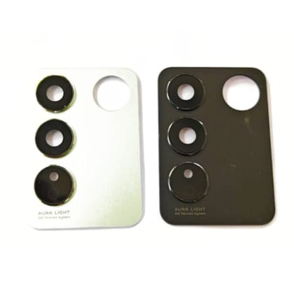 Camera Lens Glass for Vivo V27 Black with Frame