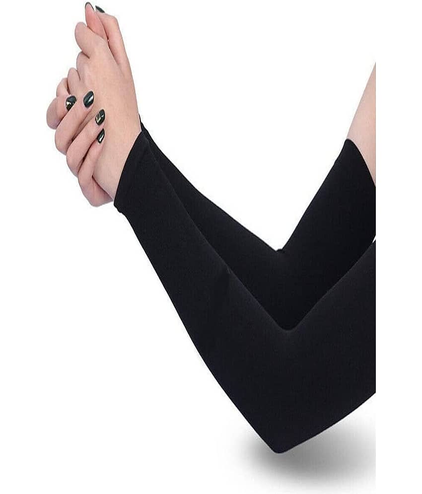 D1 DIFFERENT ONE Black Nylon Men's UV Protection Gloves ( Pack of 1 )