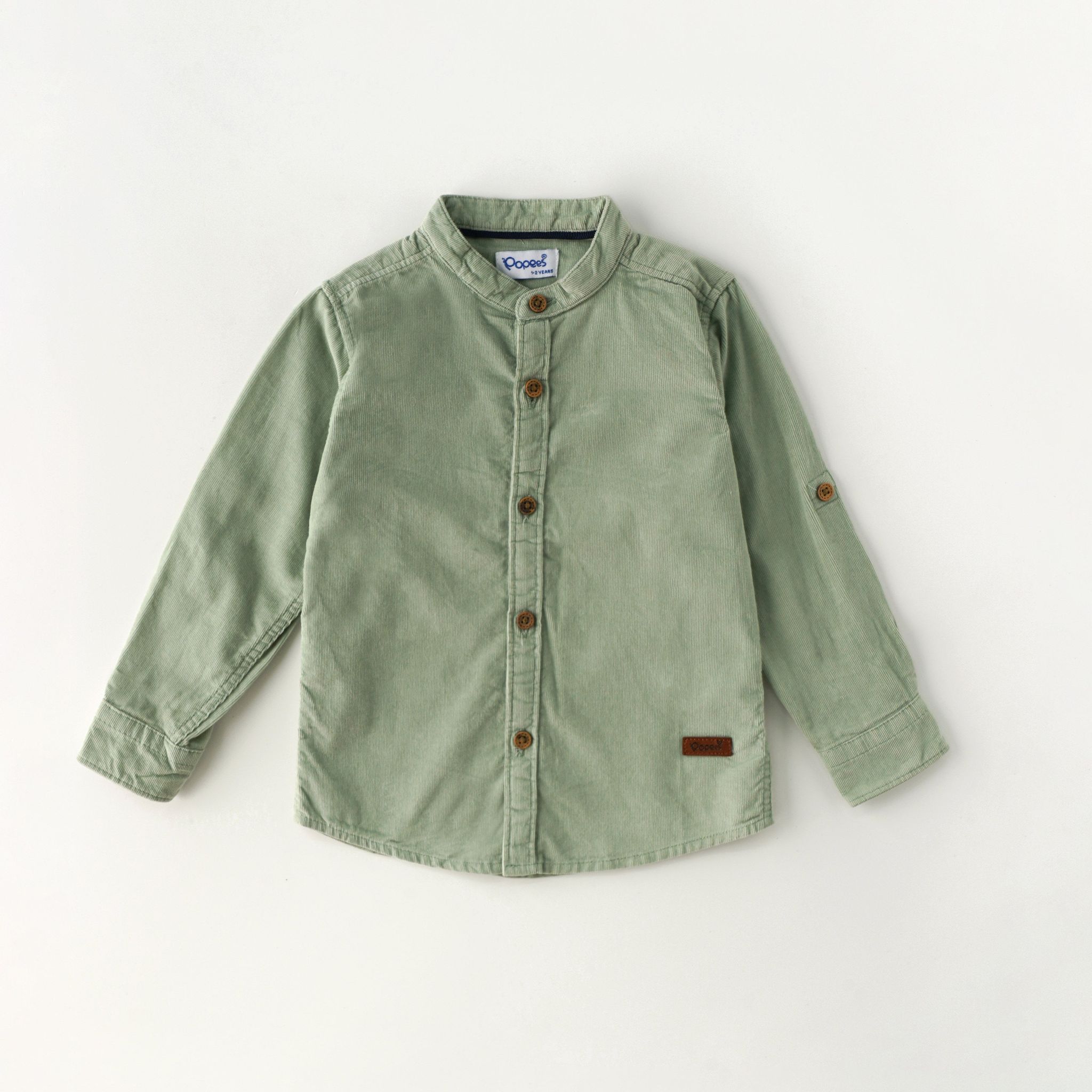 Skin-friendly & Comfy Full Sleeve Corduroy Shirt for Boys-1-2 YEAR