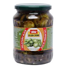 Golden Crown Jalapeno Slices In Vinegar Btl 670 Gms