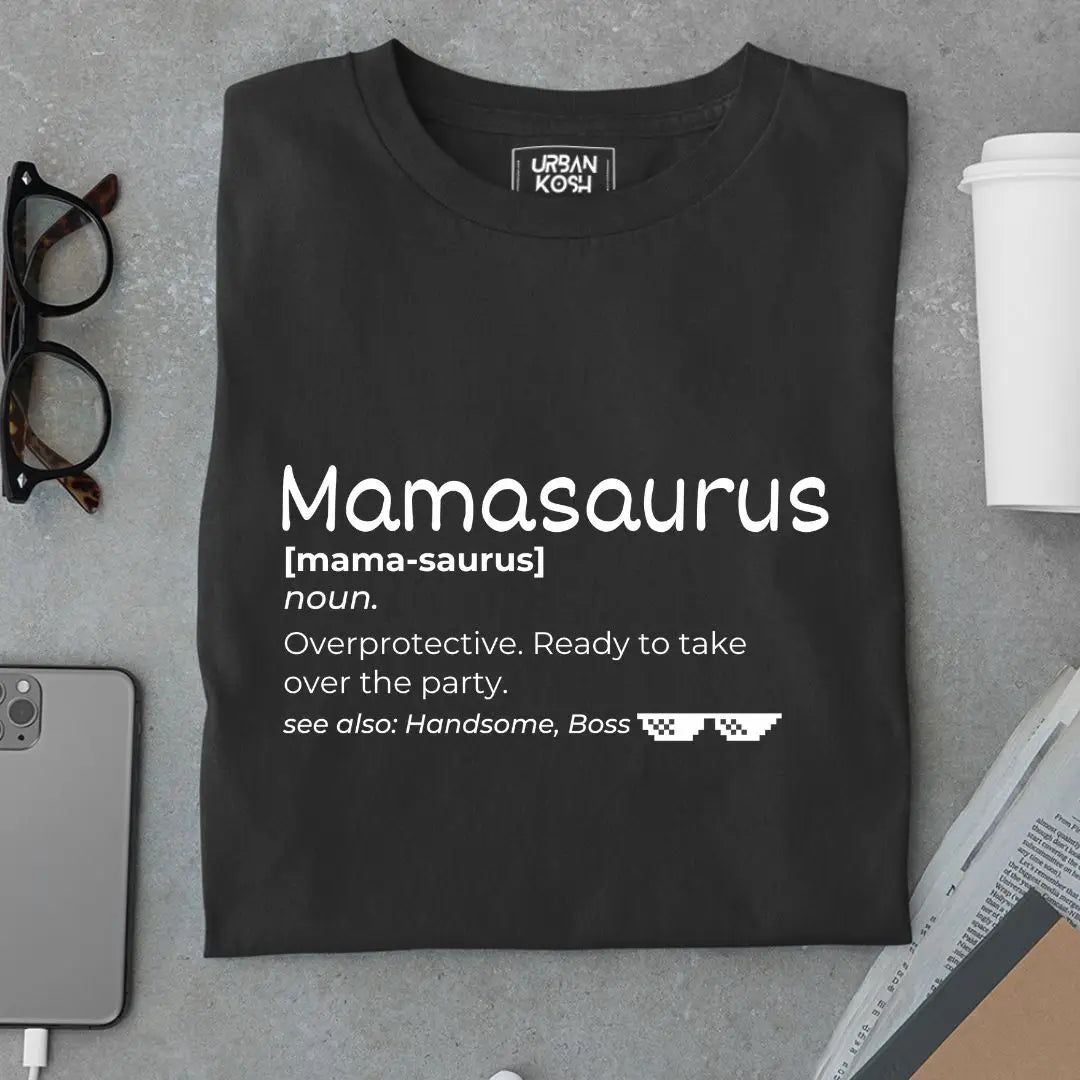 Mamasaurus Limited Edition Premium T-shirt for Women-Black / S