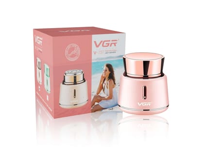 VGR V-737 Lady Trimmer & Mini Shaver with IPX5 Waterproof, Magnetic Cap & Charging Cordless Epilator (Pink)