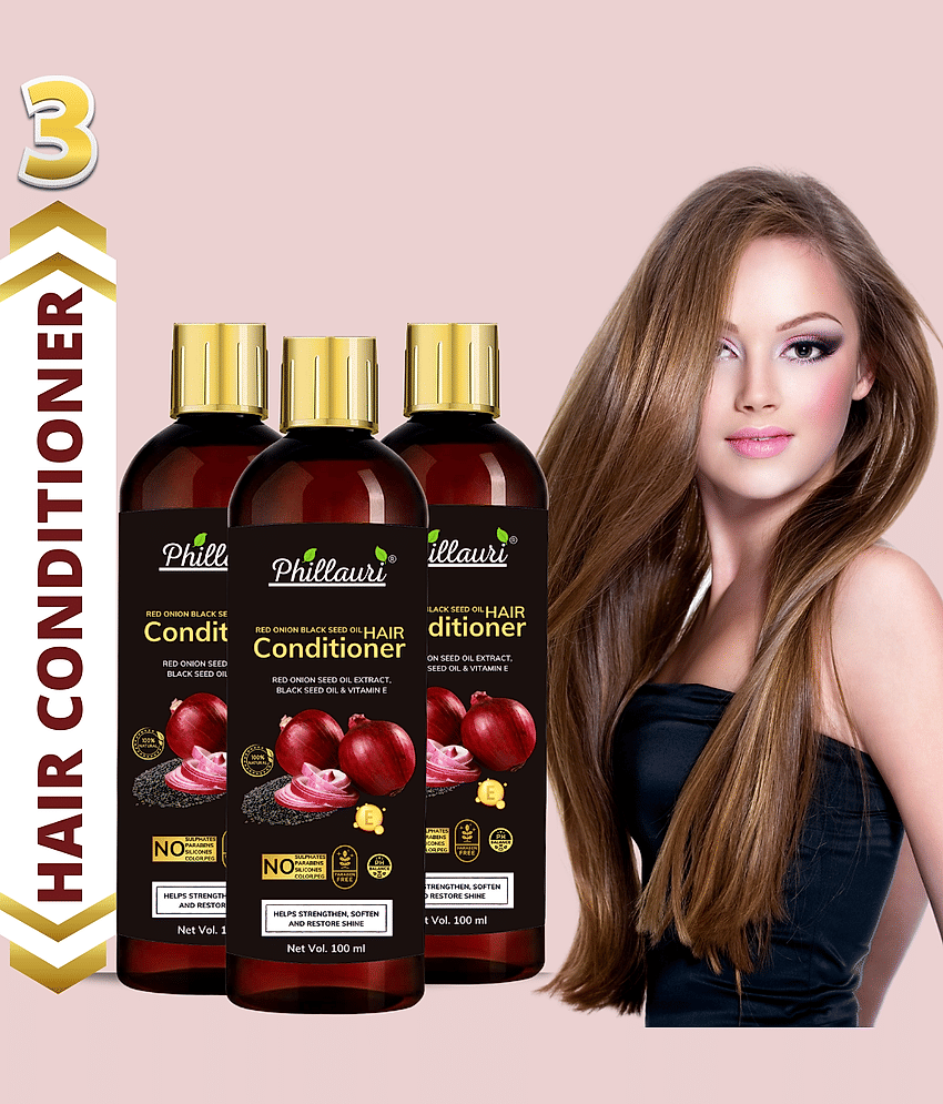 Phillauri Dry & Damage Repair Onion Smooth Hair Deep Conditioner 300 mL Pack of 3