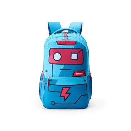 American Tourister Toodle 4.0 XXL Robot Teal 35 Ltrs