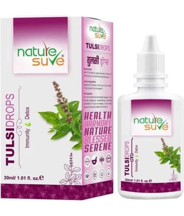 Nature Sure Tulsi Drops for Immunity and Detox in Men & Women - 30ml