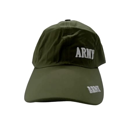 Denzcart Cotton Summer Cap-Multicolor (Free Size, Green) - Practical Everyday Utility  by Ruhi Import Store