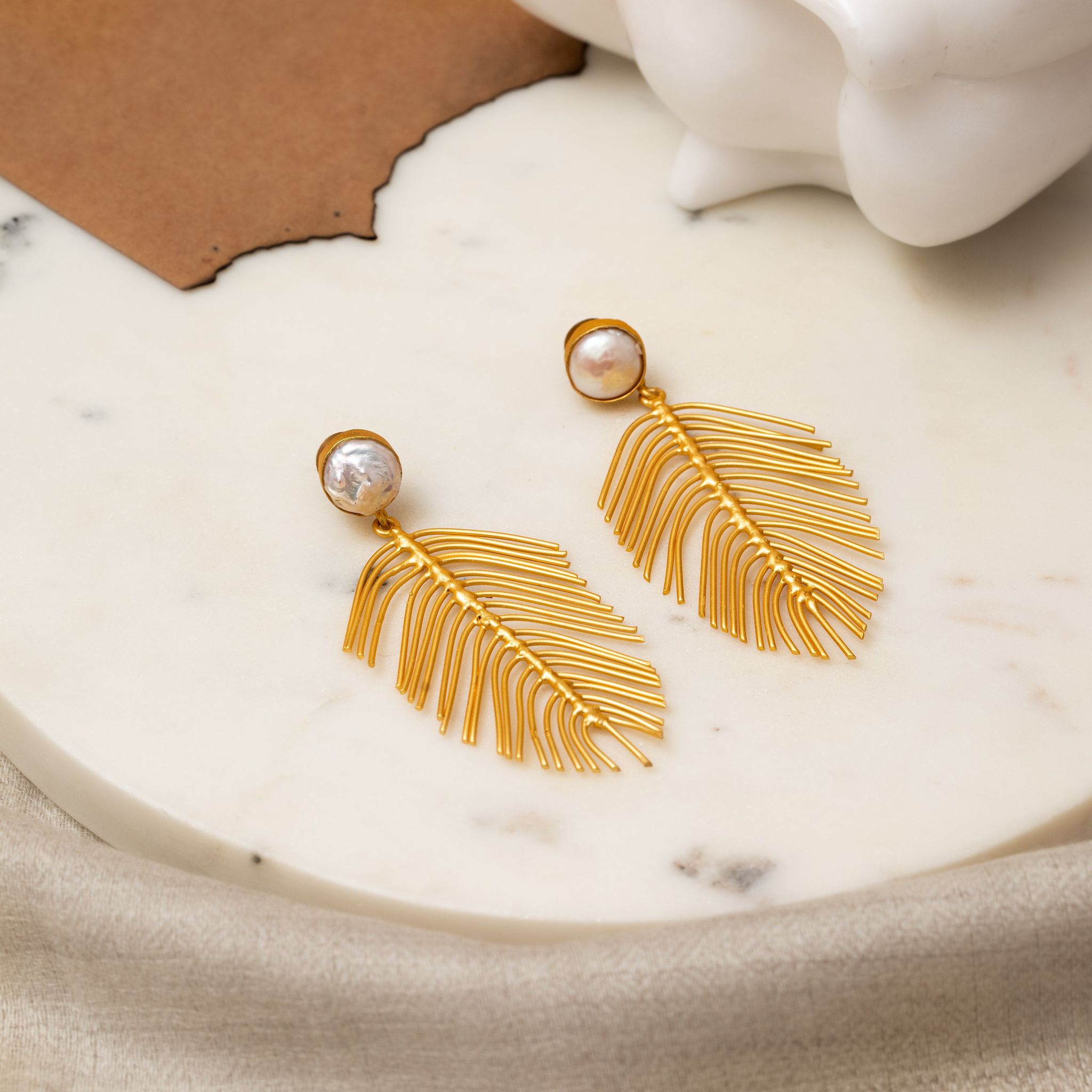 Hafsah | Leaf Earrings