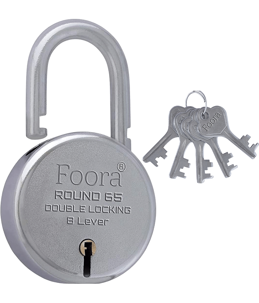 FOORA LOCK ROUND 65 PADLOCK