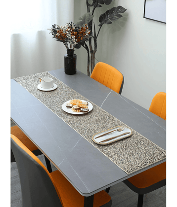 PVC 6 Seater Table Runner ( 180 cm x 33 cm ) Single - Gold