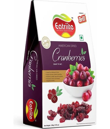 Eatriite Dried Cranberries (Sweetend & Dried American Cranberry) (200 g)