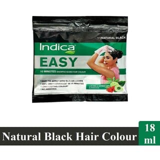 Shampoo Based 1 Natural Black Indica Hair Colour (18ml)