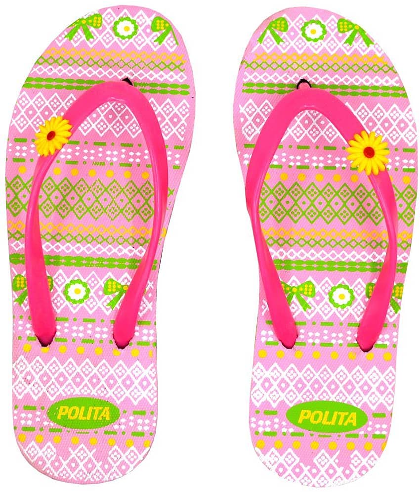 Polita - Pink Women's Flip Flop