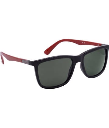 RED LEAF Black Rectangular Sunglasses ( Pack of 1 )